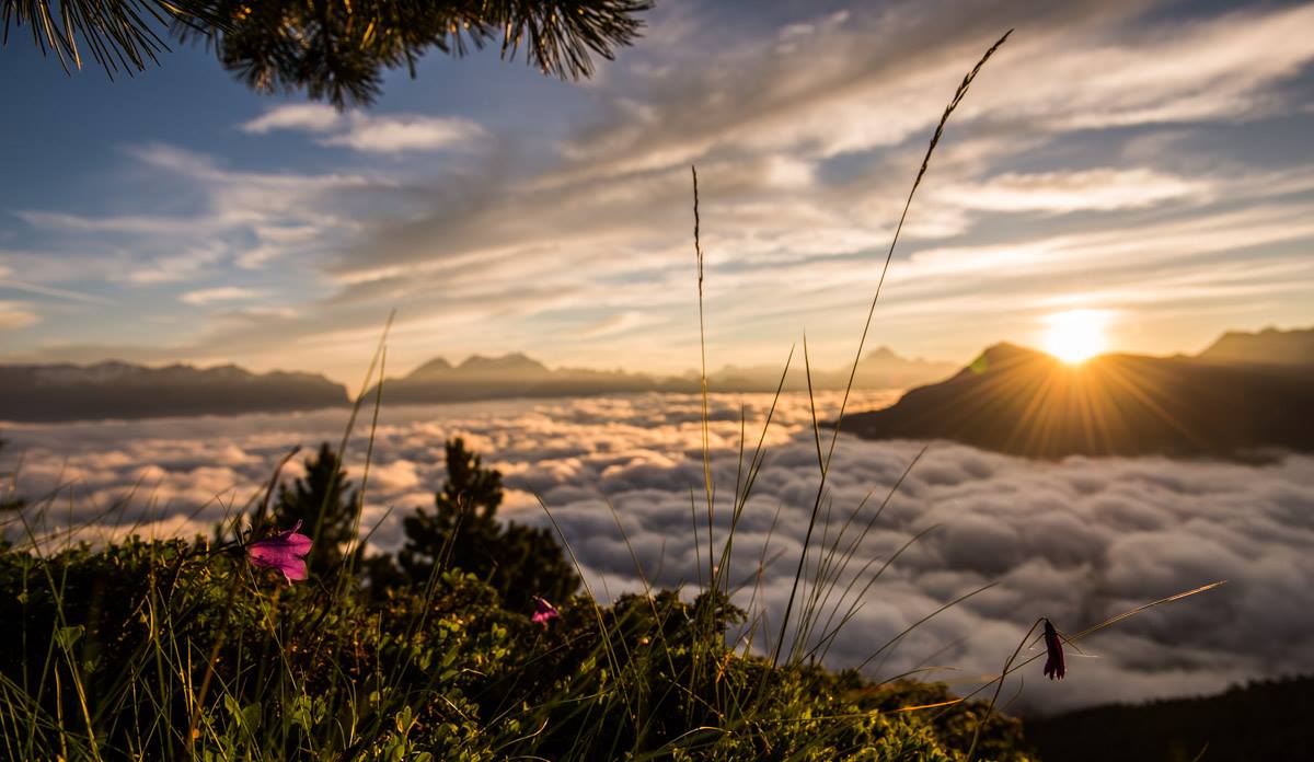 Lever du Soleil au Crêt du Midi photo d'Alban Mathieu