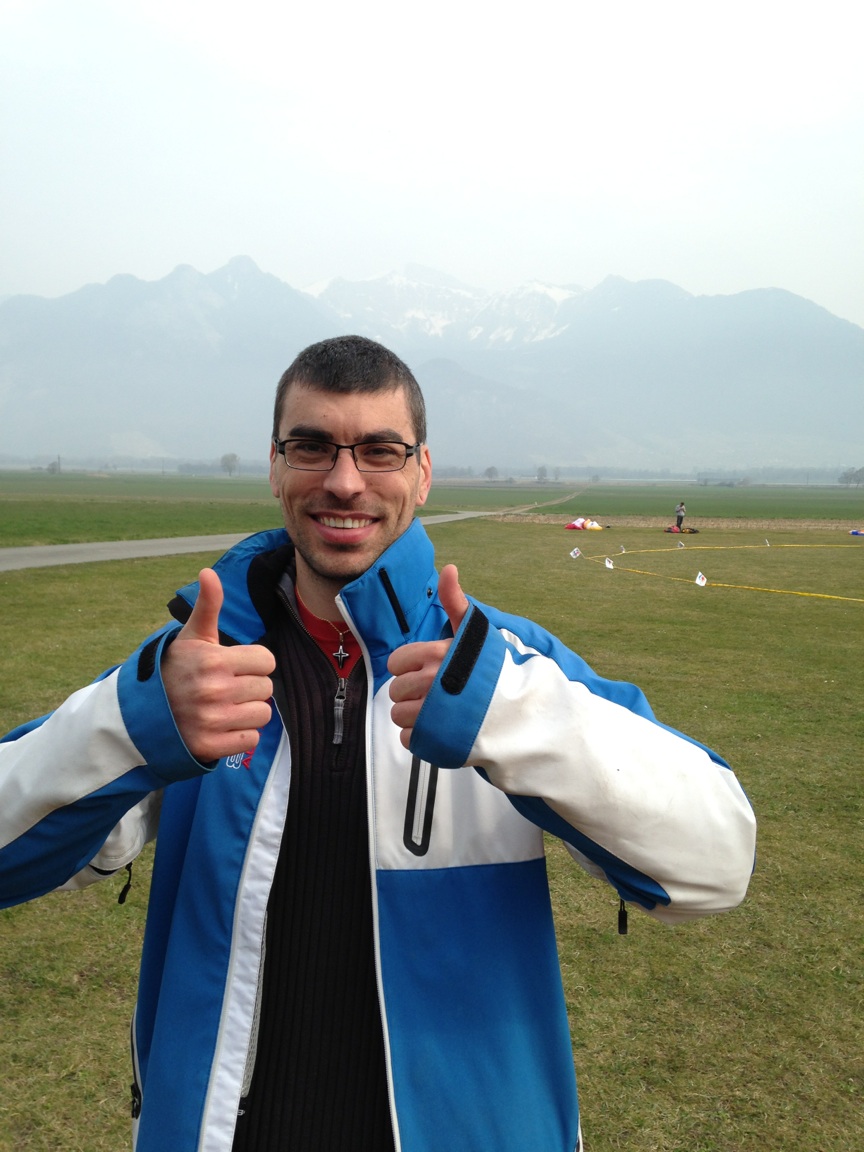 Mathieu devient pilote examen de parapente à Vionnaz
