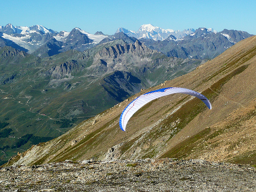 Becs des Bossons Vercofly Twist'air Vercorin parapente