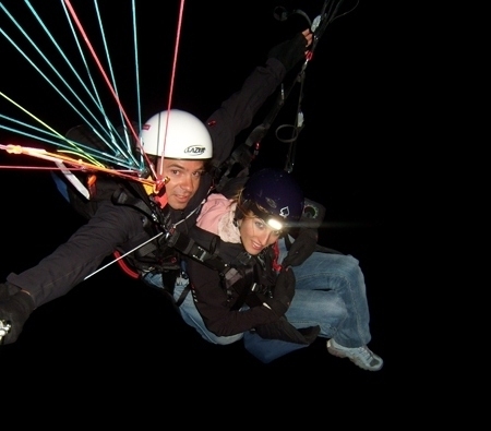 vol de nuit vol de nuit, pleine lune, vercorin, twistair, parapente