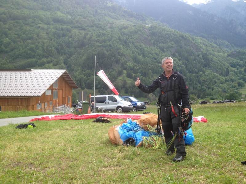 Christophe formation parapente chez twist'air