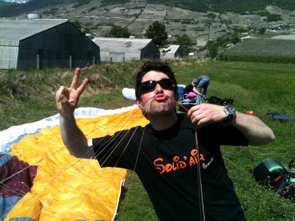 Pierre Ecole de parapente Twistair à Vercorin