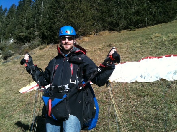 Yann yann, formation, école parapente, vercorin, voler
